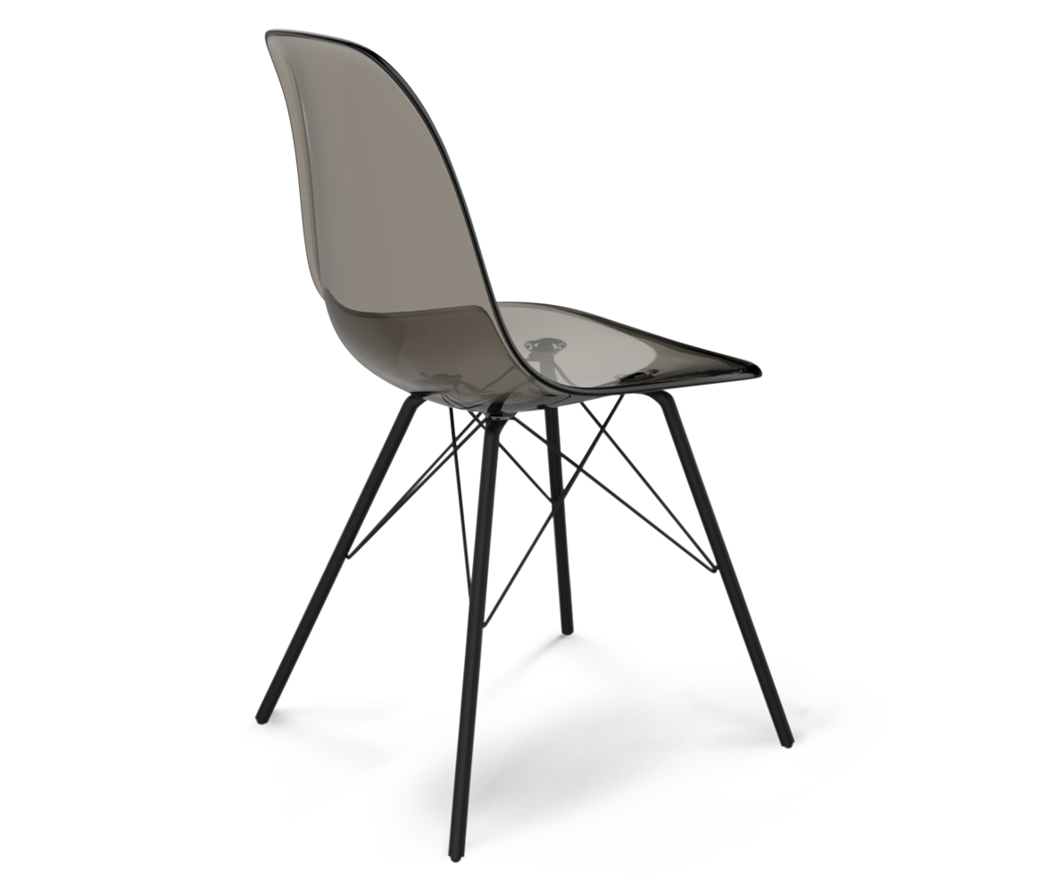 Стул DSR дымчатый S37 (eames style) SHEFFILTON ДИЗАЙНЕРСКИЕ, EAMES STYLE 015588 Серый  - Вид №2