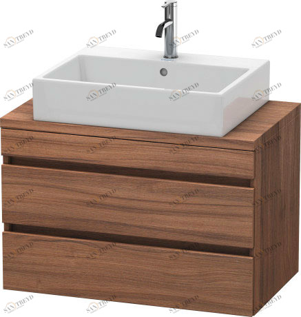 DS530707979 DuraStyle Тумбочка для компактной консоли Орех натуральный, декор Duravit