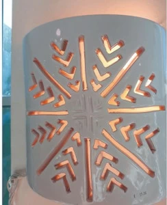 Cerasarda Настенный светильник прямого и отраженного света из керамики Ricami Ap28gr/ap20gr