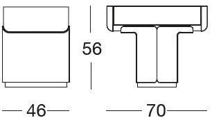 Longhi Тумбочка кожаная Loveluxe 2020 – sartoria collection Y 858 - Вид №5