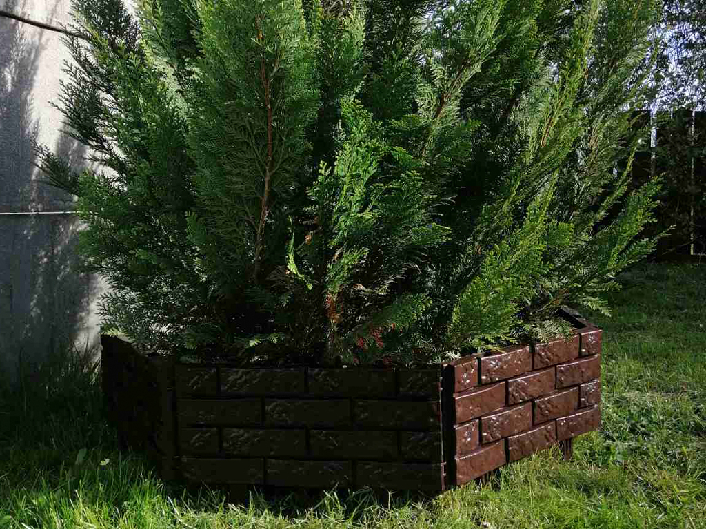 Садовый конструктор, шоколад, 4 шт, длина 180 см, высота 20 см ГеоПластБорд GPBST-164 - Вид №4