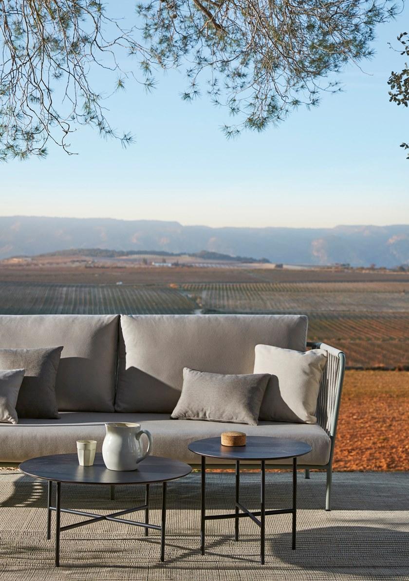 EXPORMIM Круглый садовый столик из dekton®  C916 / c910  - Вид №2