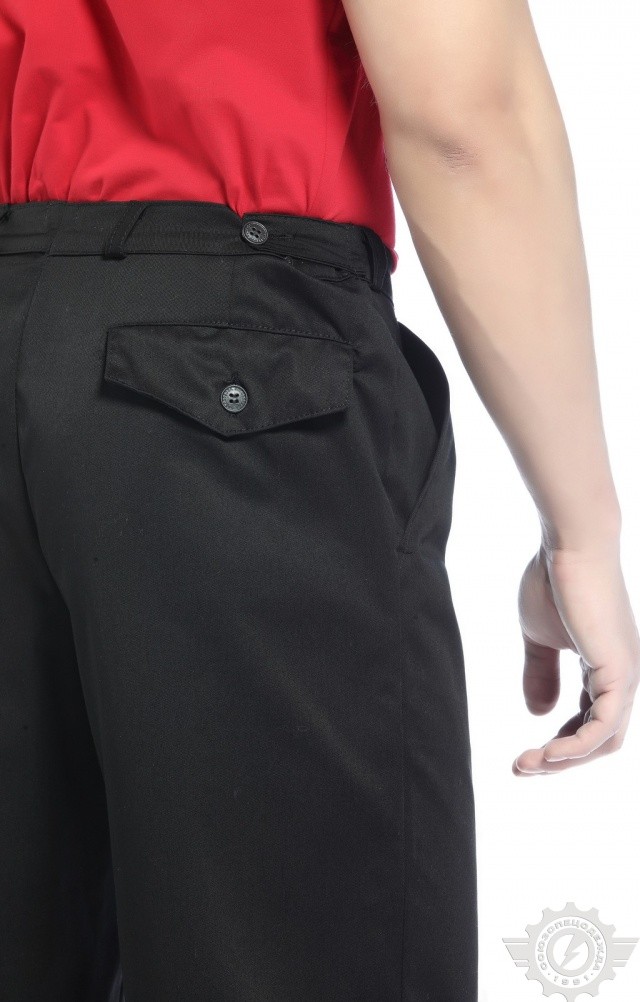 65561 Брюки "Гарант" черные  Летняя спецодежда  размер 60-62/170-176  - Вид №8