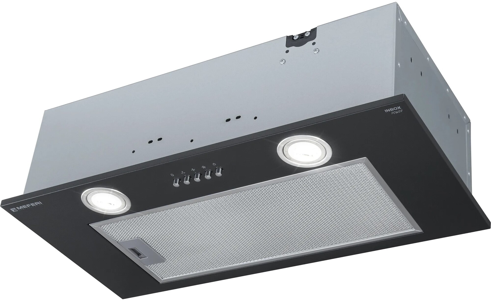 9168676 Вытяжка полновстраиваемая Meferi INBOX60BK POWER черный STDN-0122567 - Вид №3