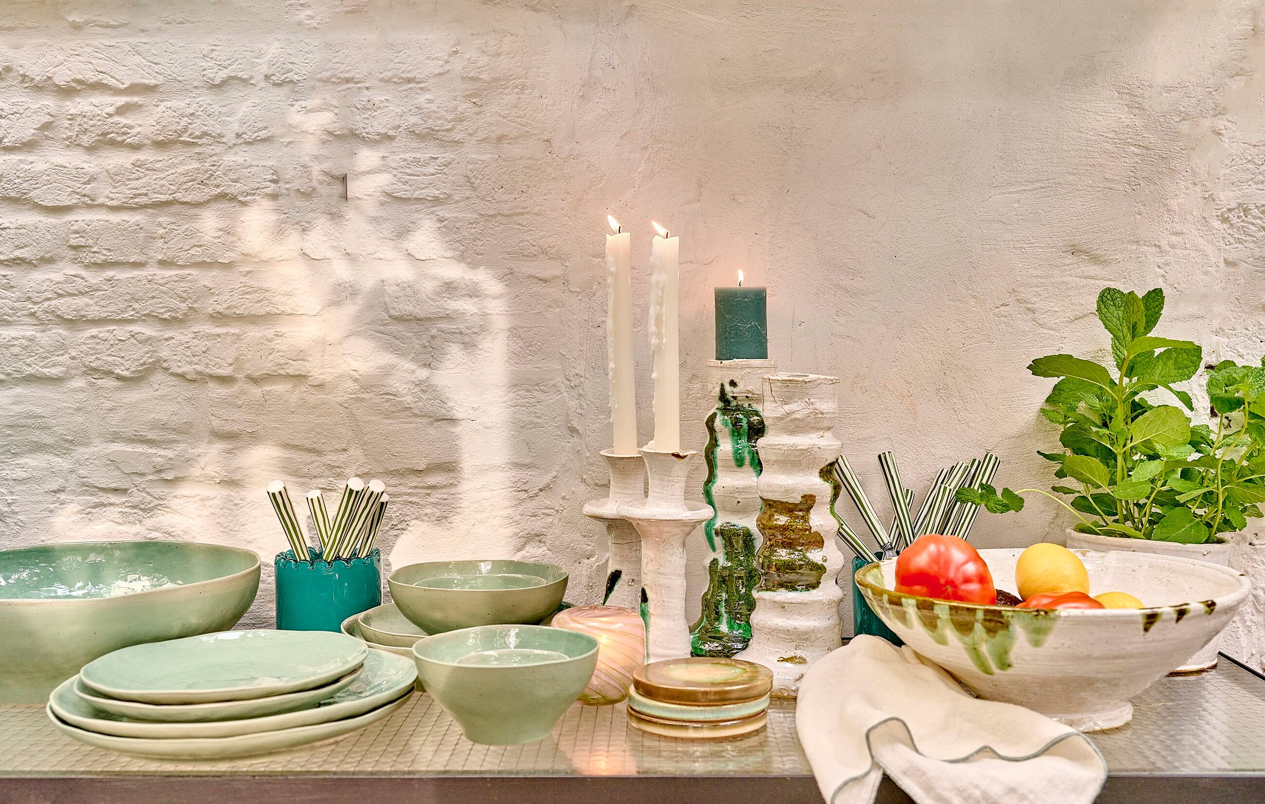 Фарфоровая круглая десертная тарелка POMAX Marmoris ARCH-00124354 - Вид №2