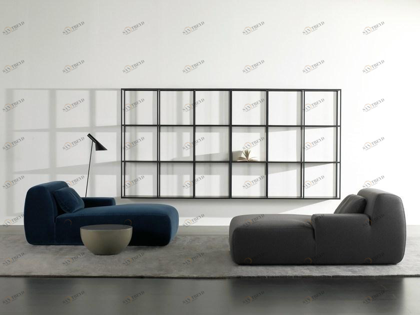 Meridiani Книжный шкаф с открытой стенкой из металла Hardy sun-id-1515374