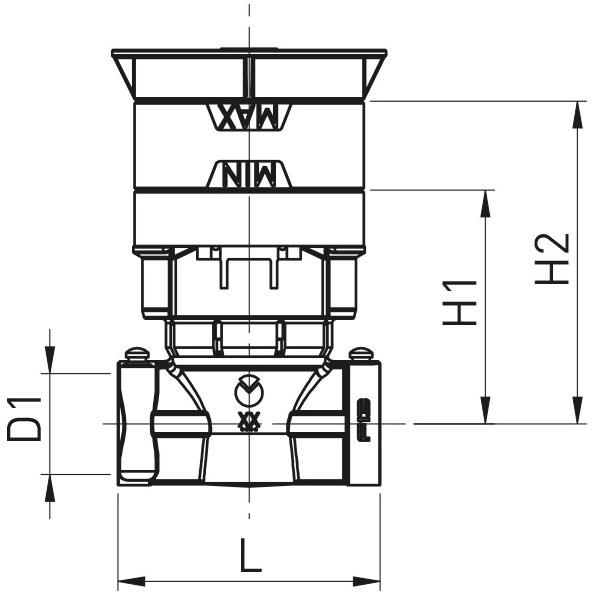 TECO Встроенный запорный кран прямого исполнения Ultra sun-id-1476258 - Вид №2