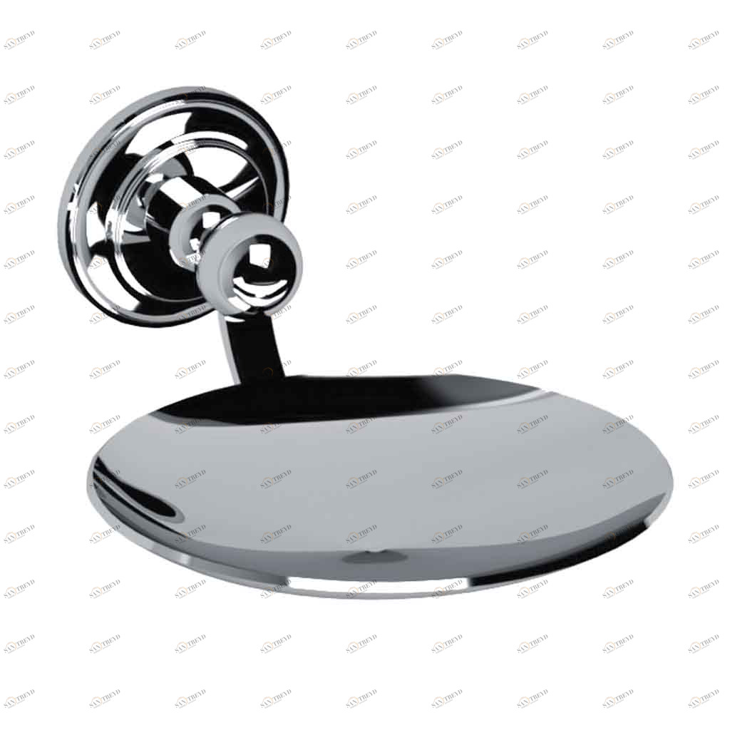 C66-514 C66-514 Мыльница настенная овальная ОДИОТ С РЫЧАГАМИ Cristal & Bronze ODIOT À MANETTES 