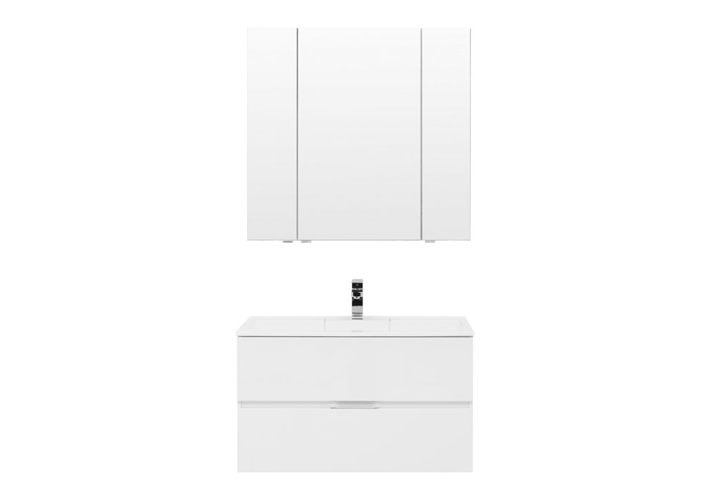Мебель для ванной Aquanet Алвита 90 белый 00237349 - Вид №2
