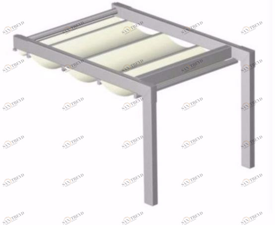 BT Group Пристенная пергола из ткани Pergostyle sun-id-1471285