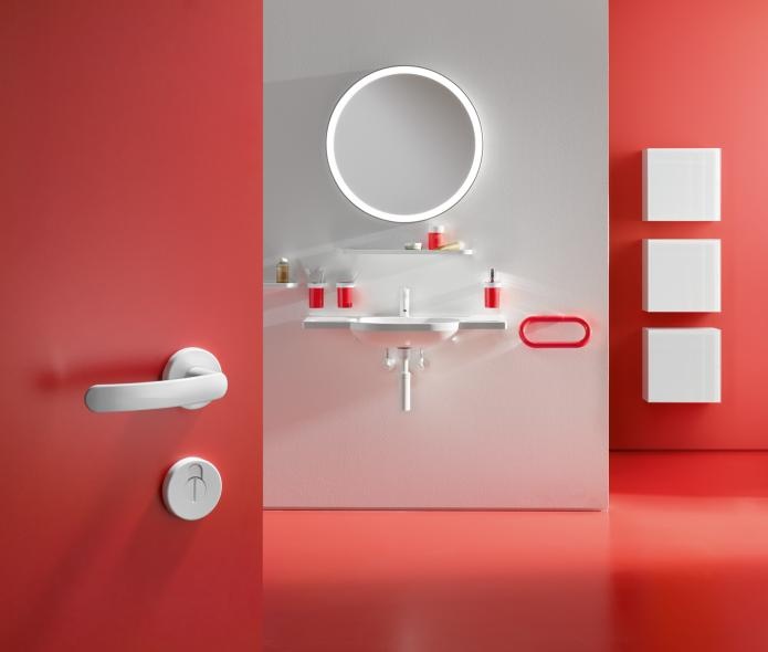 800.06.010 Дозатор для мыла или дезинфицирующего средства с держателем HEWI USA Produkte  - Вид №7