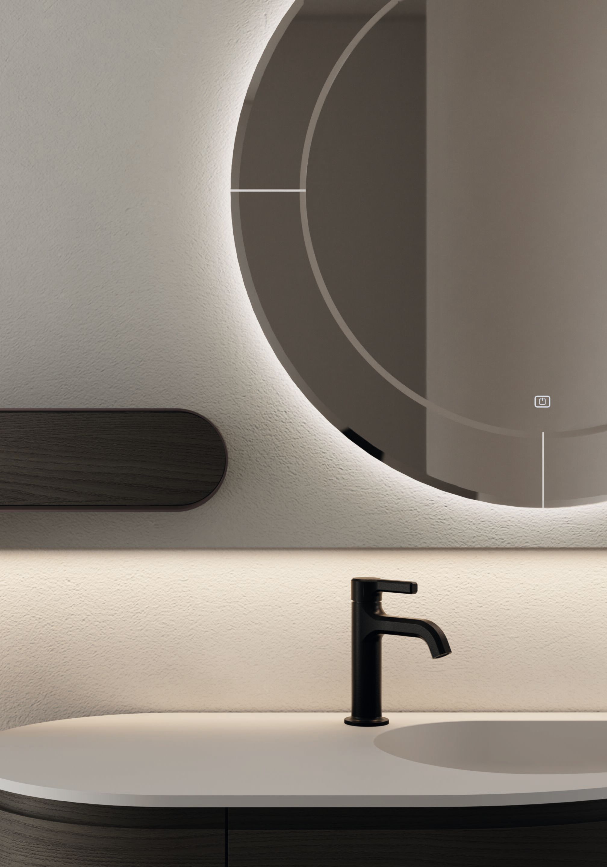 Зеркало со встроенным освещением Ideagroup MARTE ARCH-00003566 - Вид №2