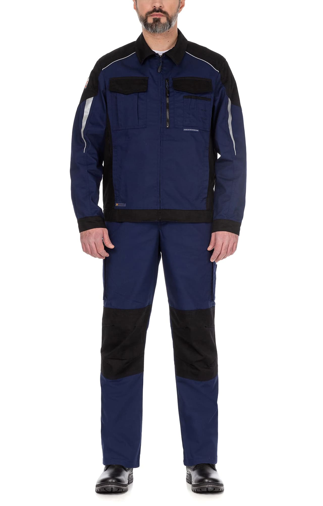 64627 Костюм  NEW 2 темно-синий с черным STATUS  Летняя спецодежда  размер 64-66/182-188  - Вид №19