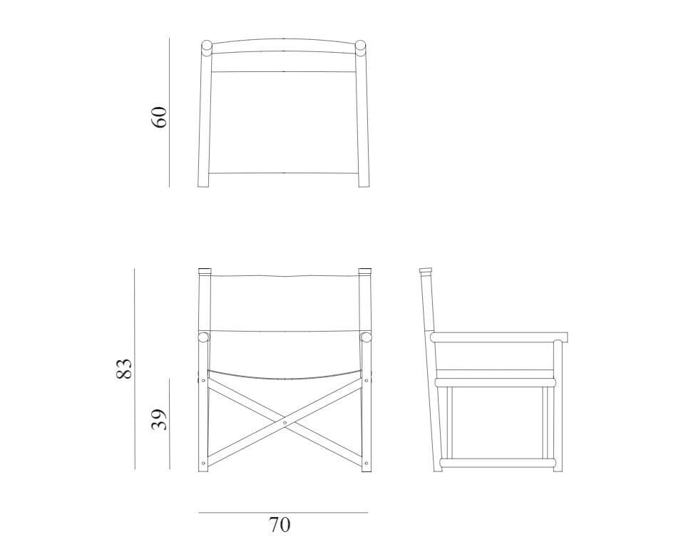 Садовое кресло из красного дерева с подлокотниками Exteta окрестности ARCH-00128010 - Вид №3