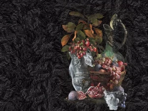 MOMENTI Ткань для обоев из стекловолокна The black attitude