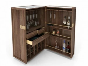 Huppé Барный шкаф из орехового дерева Ray 1525v - 1524m