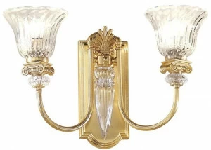 Possoni Illuminazione Атласная аппликация из чистого золота с кристаллами Natascia 27077/a2