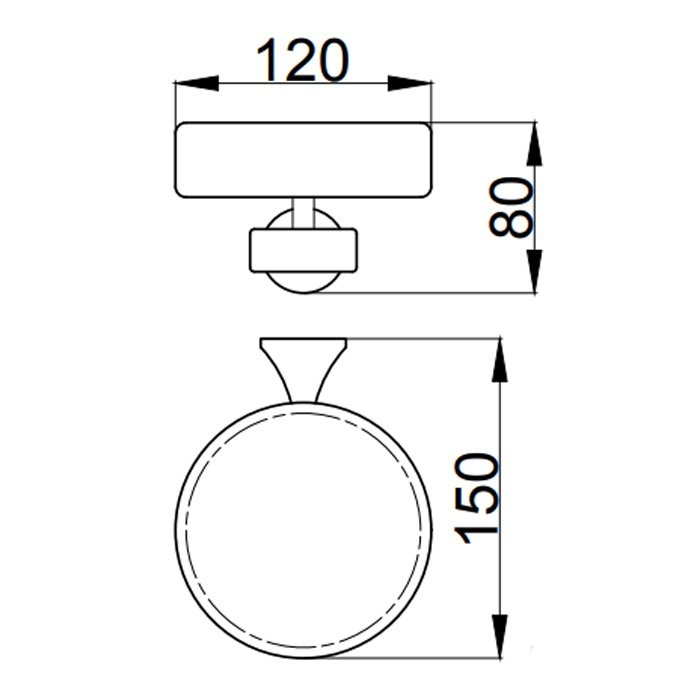 OA500101015 Мыльница Webert Opera - Вид №1