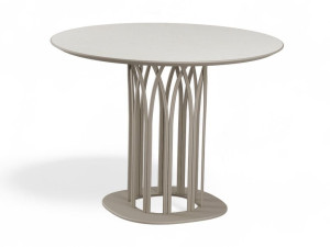 Алюминиевый круглый садовый стол