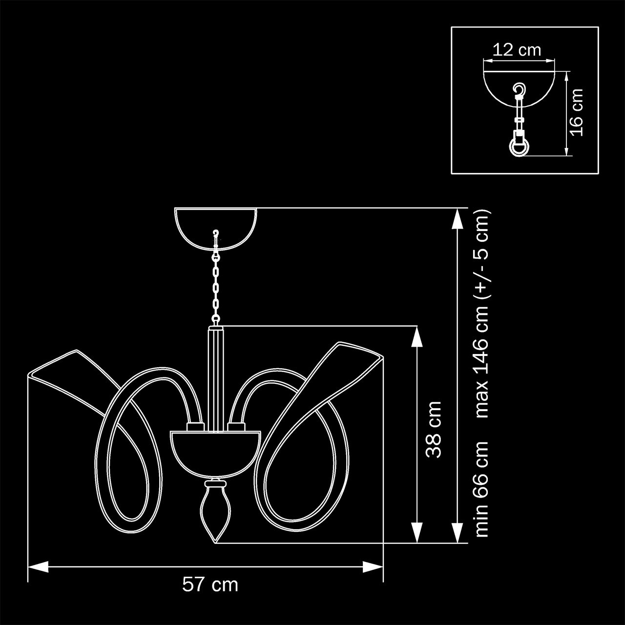Подвесная люстра Lightstar Stella 892083 LIGHTSTAR ДИЗАЙНЕРСКИЕ, STELLA 056313 Желтый  - Вид №1