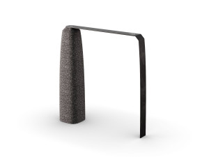 Бетонные и стальные велосипедные стойки