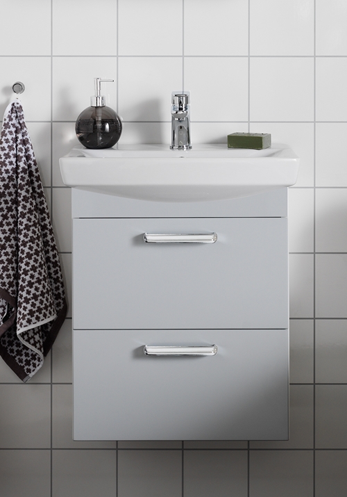 1751445 Life 500 M Шкаф И Коробка Умывальника Передний Светло-Серый ... Hafa Серый 