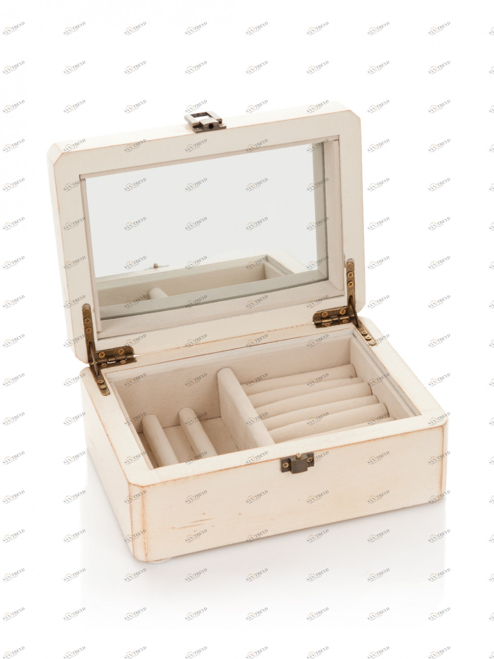 Шкатулка Mobilier de Maison Белая ДОМАШНЯЯ ОБСТАНОВКА MOBILIER DE MAISON 017225 Белый Santreyd 