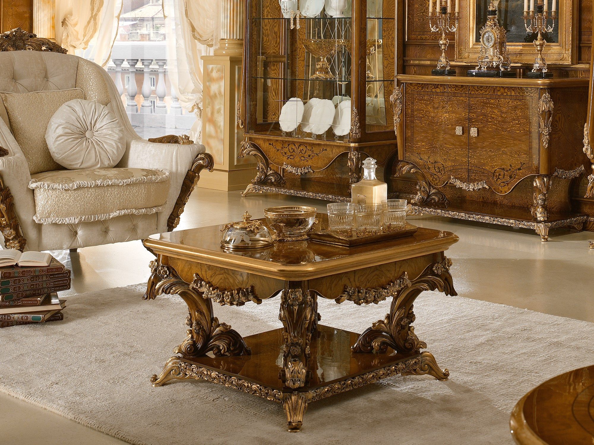 Квадратный журнальный столик A.R. Arredamenti водолазка ARCH-00145781 - Вид №1