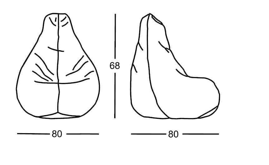 Кресло-мешок In Stock ZANOTTA - SACCO VIP 27506 ARCH-00065210 - Вид №7