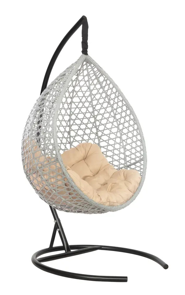 91732851 Кресло подвесное Laura outdoor Monb 501 Montblanc 1-но местные до 130 кг серый/серебристый STLM-0957800