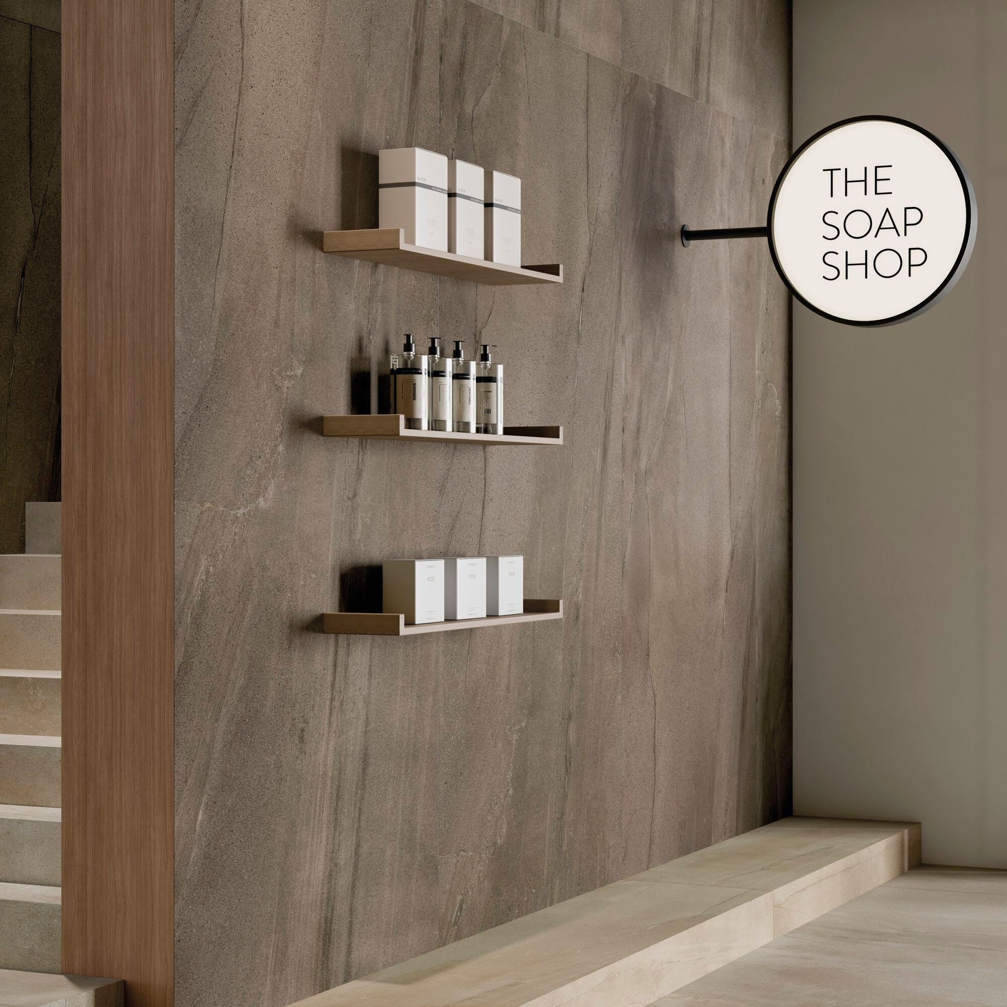 Пол из керамогранита с эффектом камня Fiandre Megalith Maximum ARCH-00048603 - Вид №1