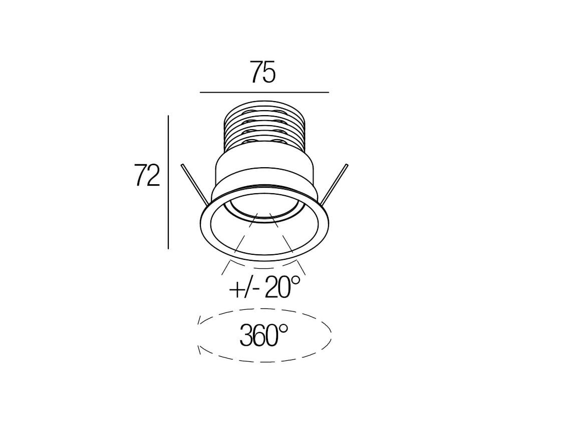 Регулируемый светодиодный прожектор Flexalighting PLEXUS UGR DTW ARCH-00145705 - Вид №2