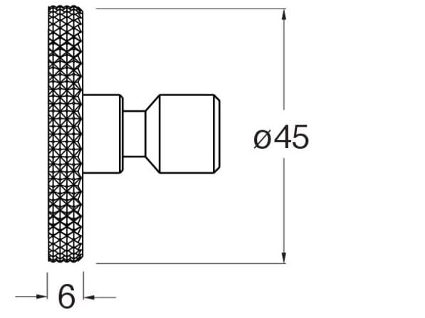 Круглая настенная розетка CRISTINA Rubinetterie аксессуары-Contemporary collection ARCH-00100674 - Вид №2