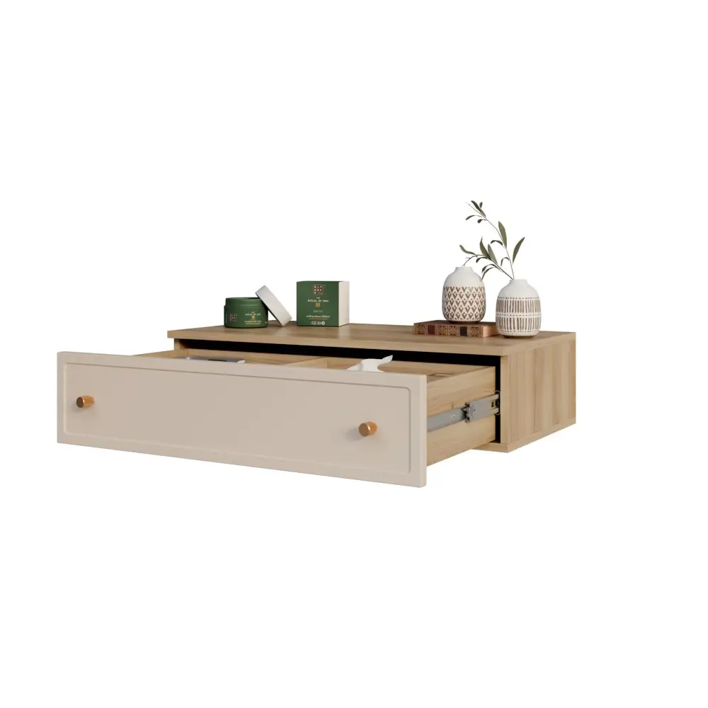 Консоль KONSENSA Лион Амьен 80x20x41.7 см ЛДСП цвет бежевый 89448122 STLM-2045984 - Вид №10