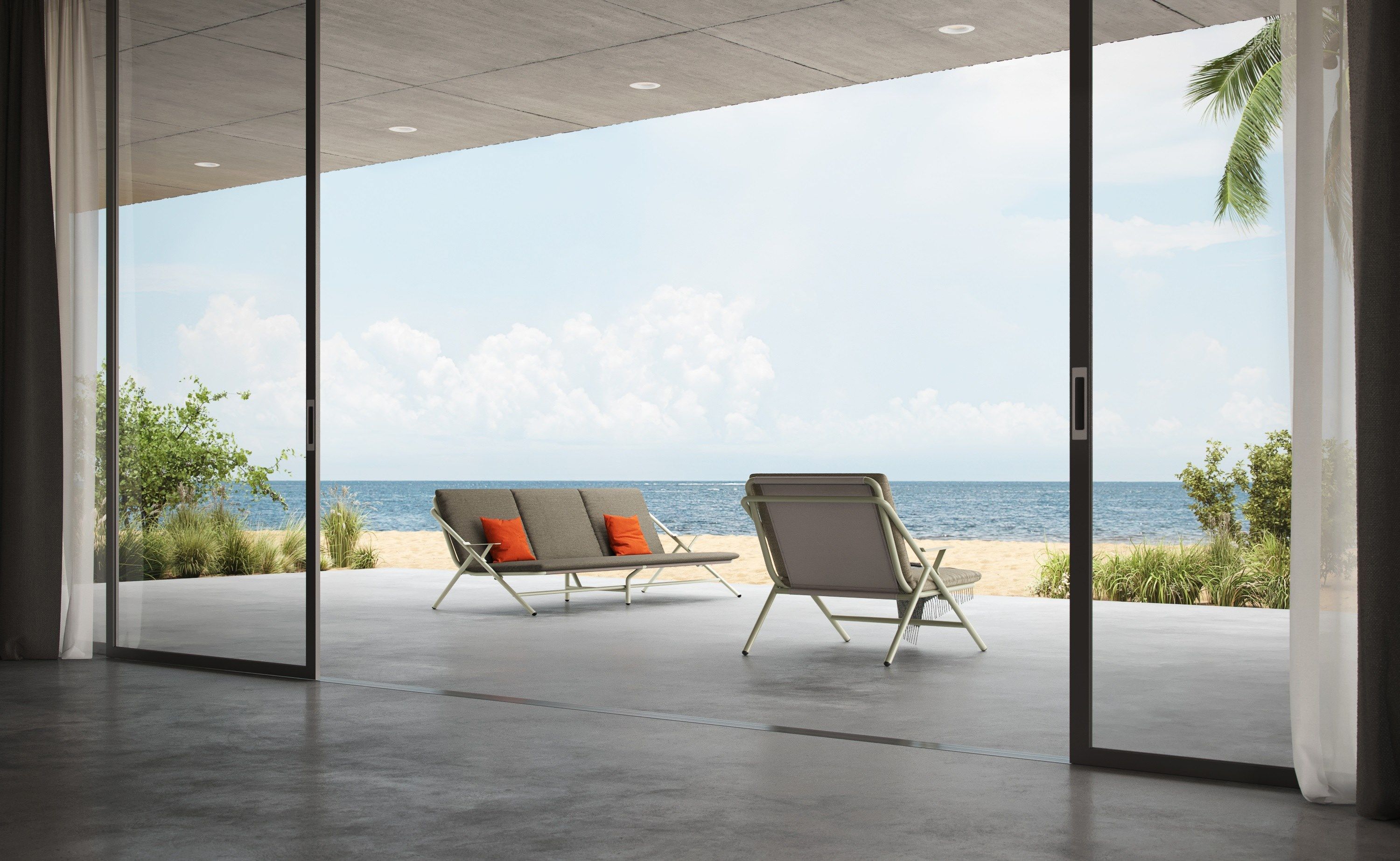 Садовое кресло из ткани и алюминия Bivaq Garda ARCH-00074644 - Вид №3