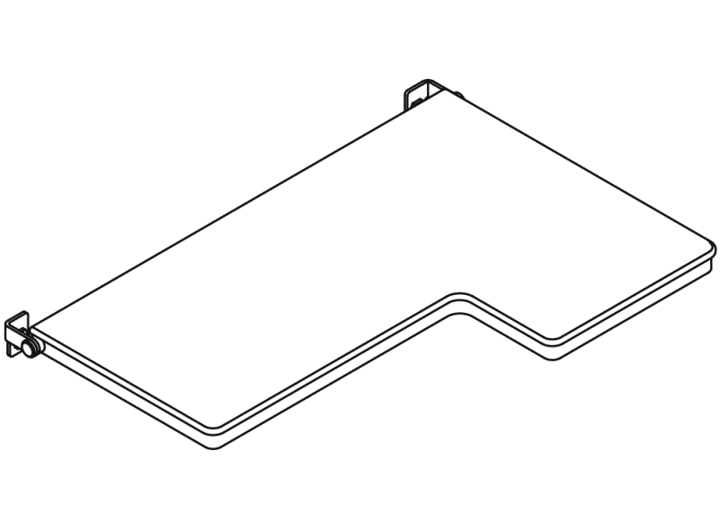 900.51.208XA Сиденье для душа складное Г-образное (ada) HEWI System 900 - Вид №2