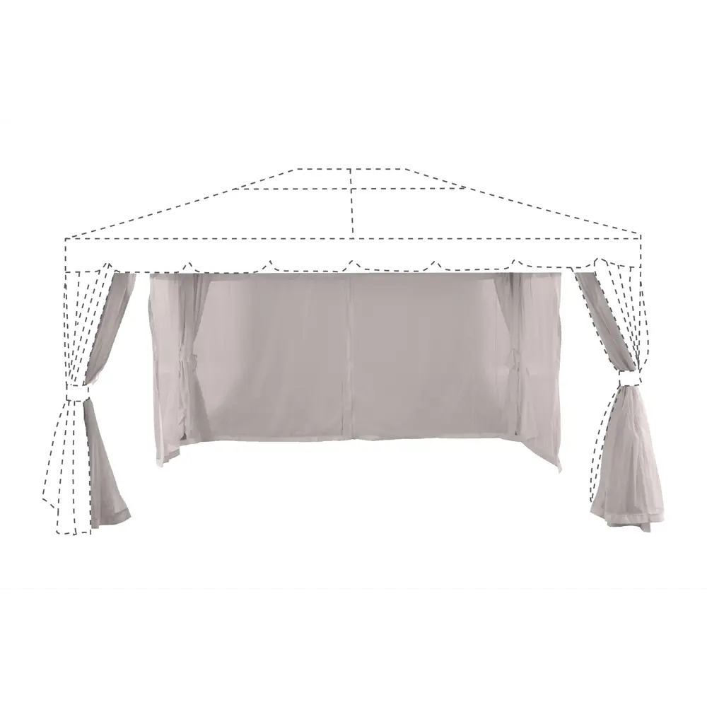 BEGINIA Ysis - Тент-сетка для павильона бежевый 266×188 см 89395922 STLM-1569861