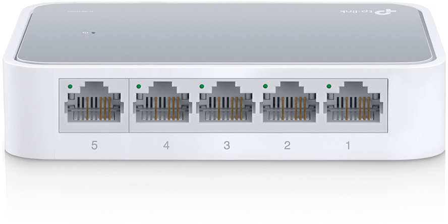 TL-SF1005D 5-port 10/100m mini desktop switch, 5 10/100m rj45 ports, plastic case TP-Link Santreyd 