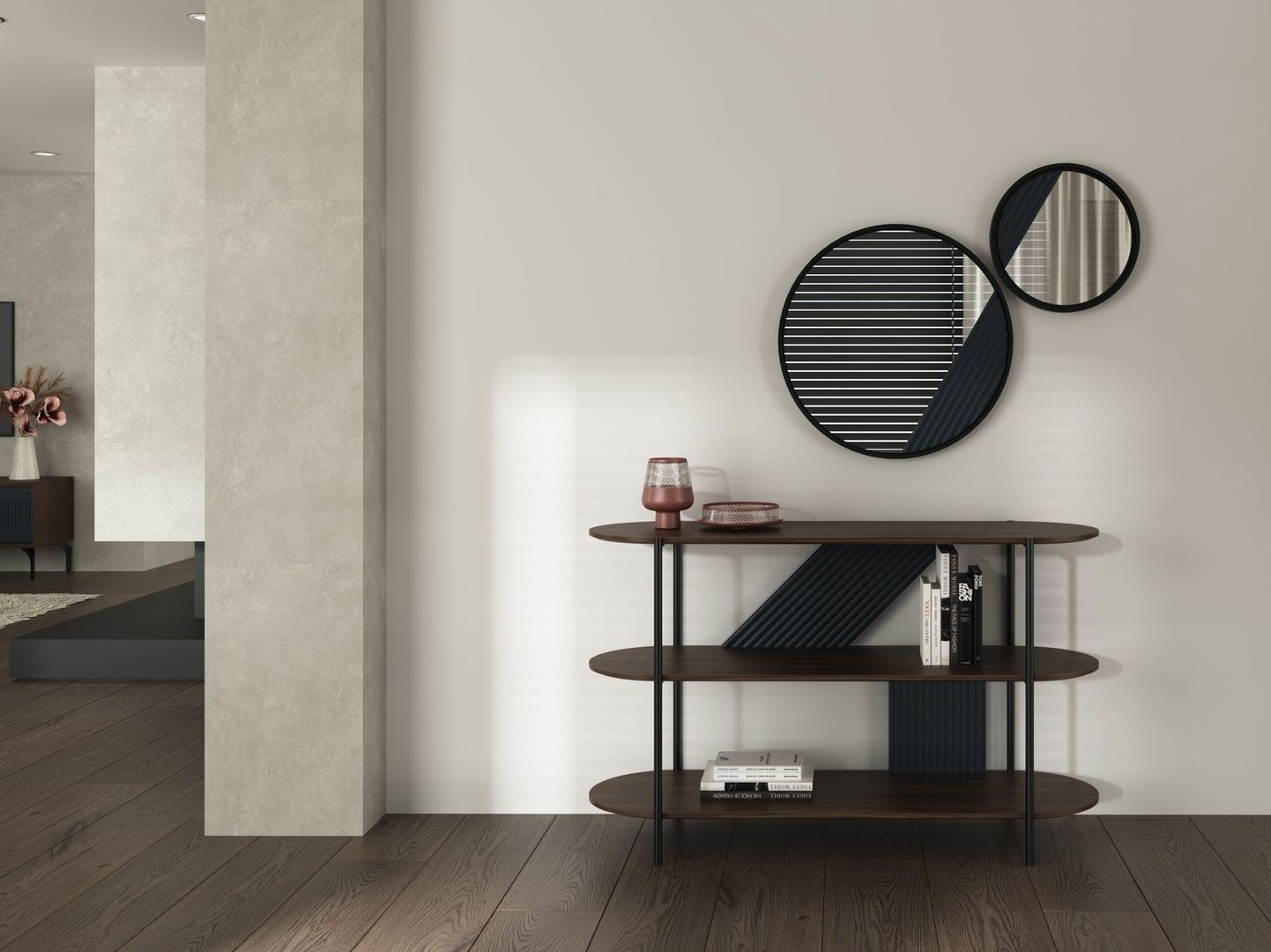 Настенное круглое зеркало animovel Santana ARCH-00104216 - Вид №2