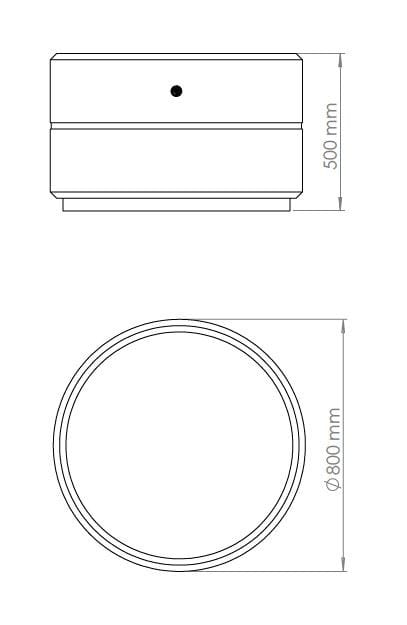 Бетонная плантатор ENCHO ENCHEV - ETE 15/17 ARCH-00126483 - Вид №6