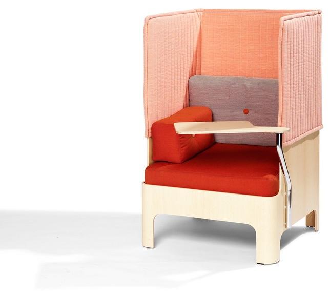 Blå Station Кресло из ткани с высокой спинкой Koja S51h Bla Station - Вид №1