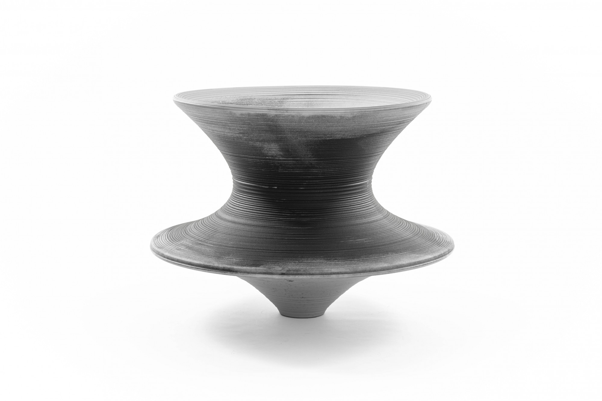 Magis Spun SD663 Стул вращающийся из полиэтилена. Цвет: Серый Серый антрацит-Светло серый 