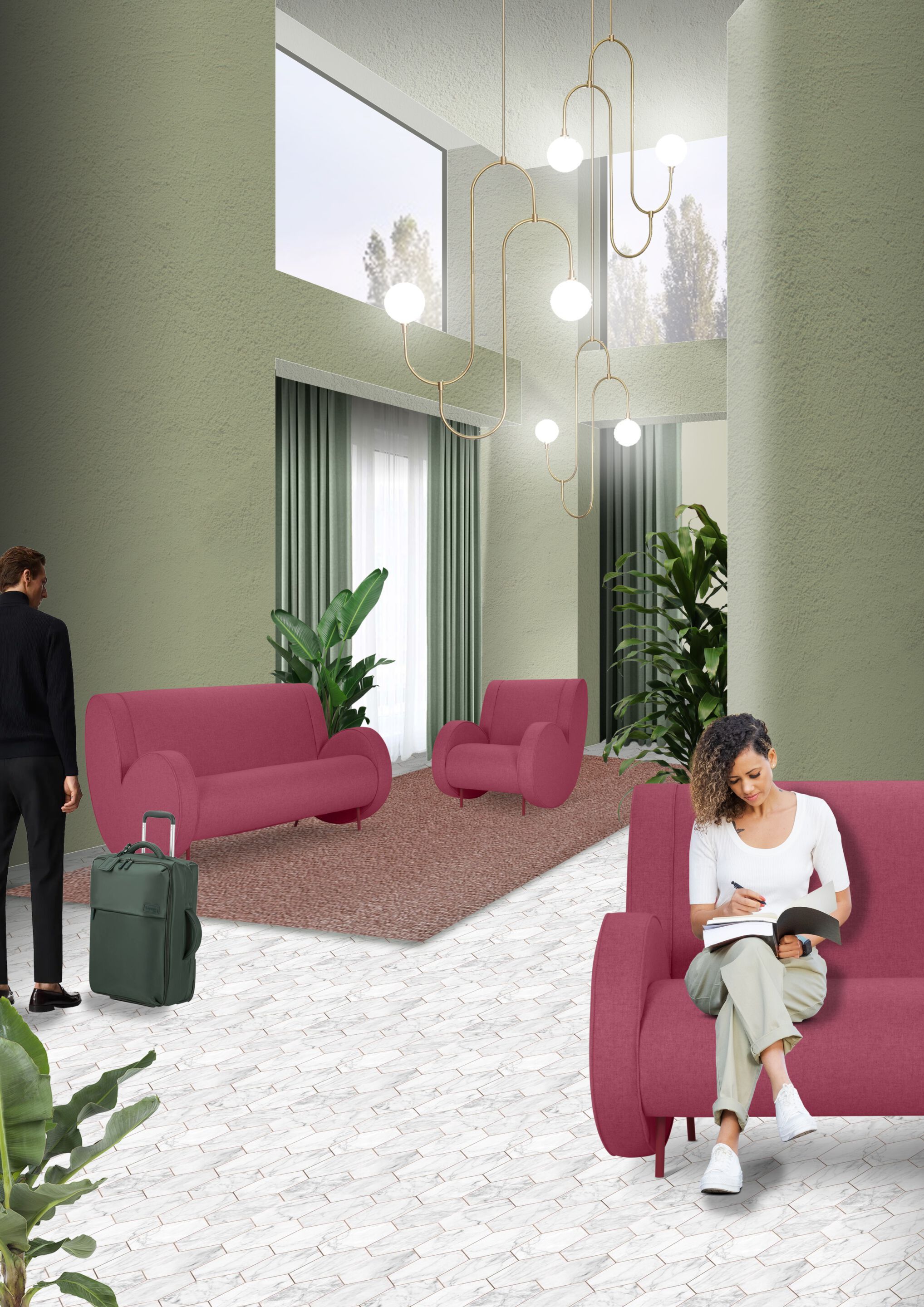 Кресло из пенополиуретана с подлокотниками Adrenalina ARCH-00039786 - Вид №6