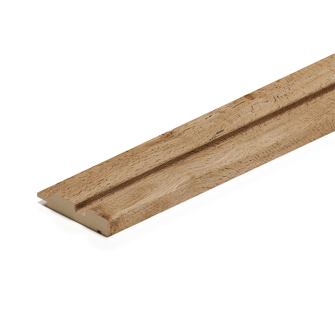 Профиль Финиш МДФ Stella Beats Light Пекан 2700x77x16 (упак.4шт.) STSR-206