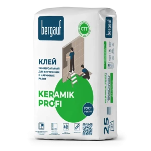 Клей для плитки Bergauf Keramik Profi 25 кг
