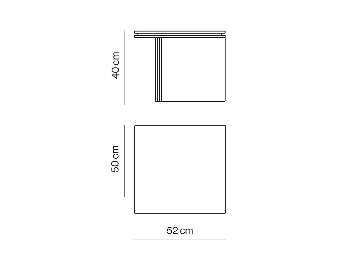 Журнальный столик / тумбочка Kendo Mobiliario слот ARCH-00072735 - Вид №6
