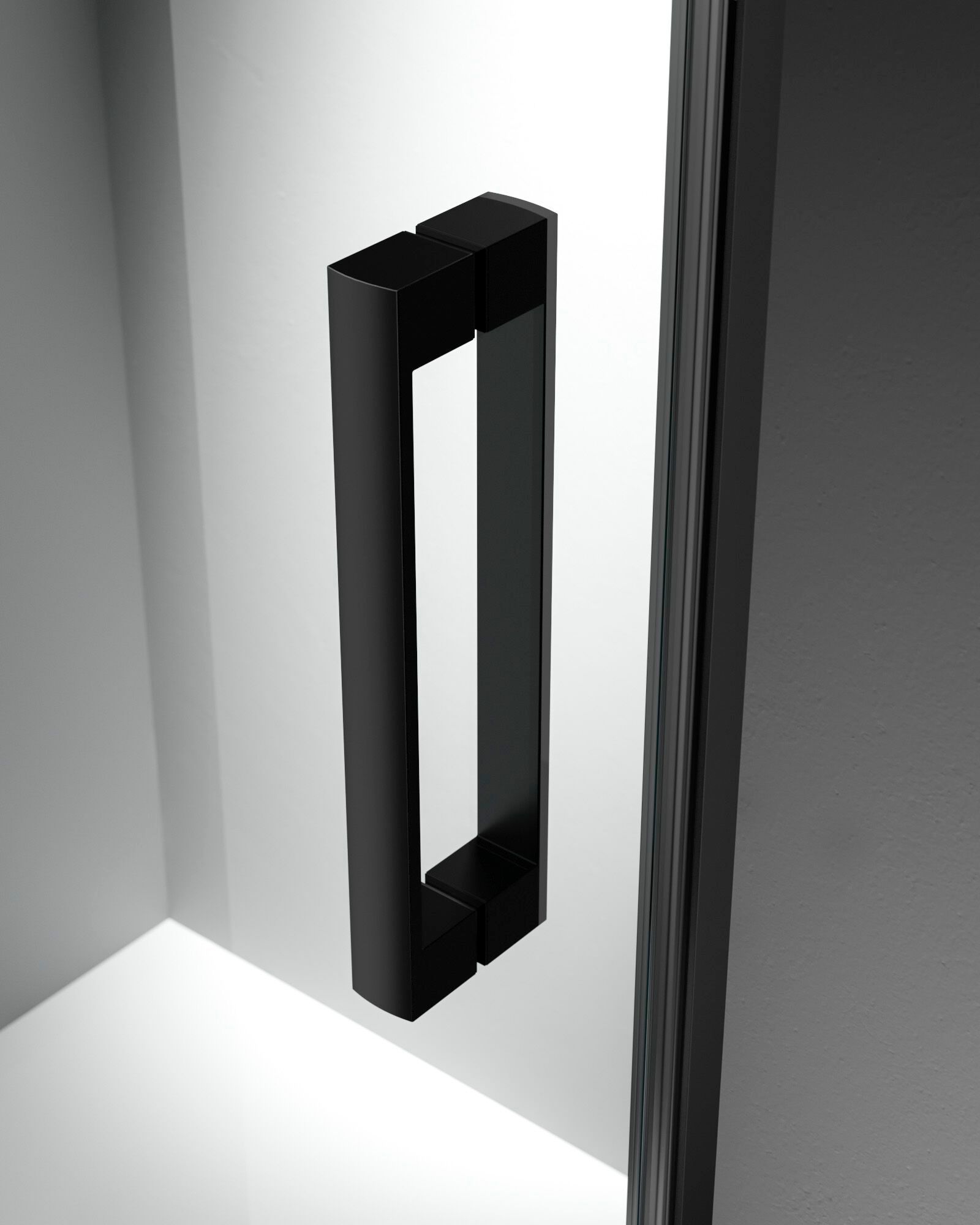 Алюминиевая и стеклянная угловая душевая кабина с распашной дверью TAMANACO SWING ARCH-00114950 - Вид №16