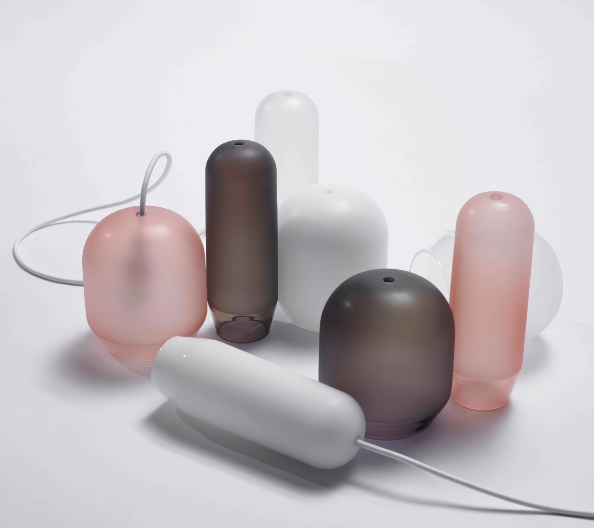 Ex.T Raso tall Подвесной светильник из серого стекла EXRASOT/GREY - Вид №2