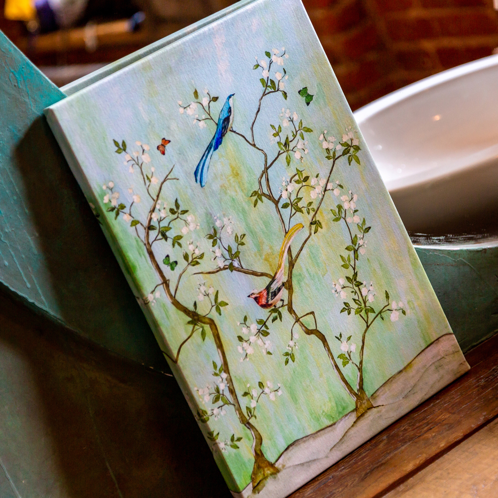 75080003 Картина «Шинуазри», версия 4 (холст, галерейная натяжка) Object Desire  - Вид №3