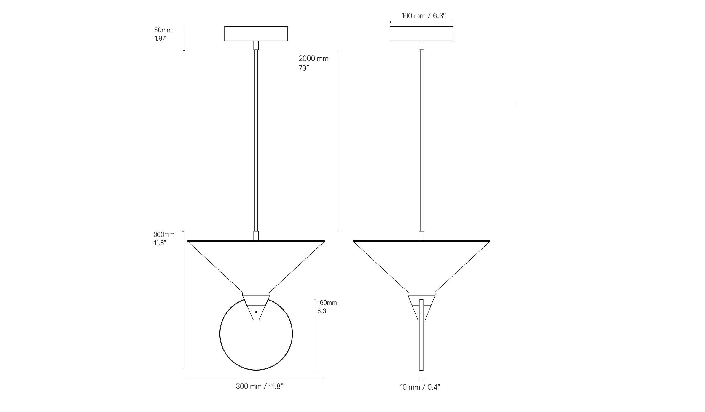 Латунный светодиодный подвесной светильник CVL Luminaires компас ARCH-00150008 - Вид №3